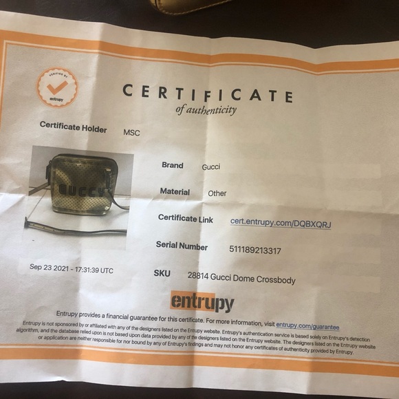 Authentic Gucci SegaCrossbody Bag - Picture 3 of 4